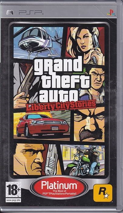 Grand Theft Auto Liberty City Stories - Platinum - PSP (B Grade) (Used) (eng)